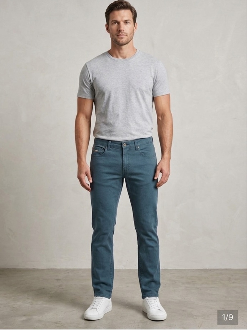 Truth Substance Jeans Men's Common Sense Teal 32 X 32